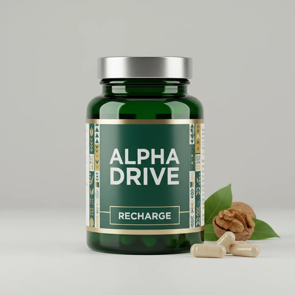 Alpha Drive burk 60 kapslar kosttillskott recension